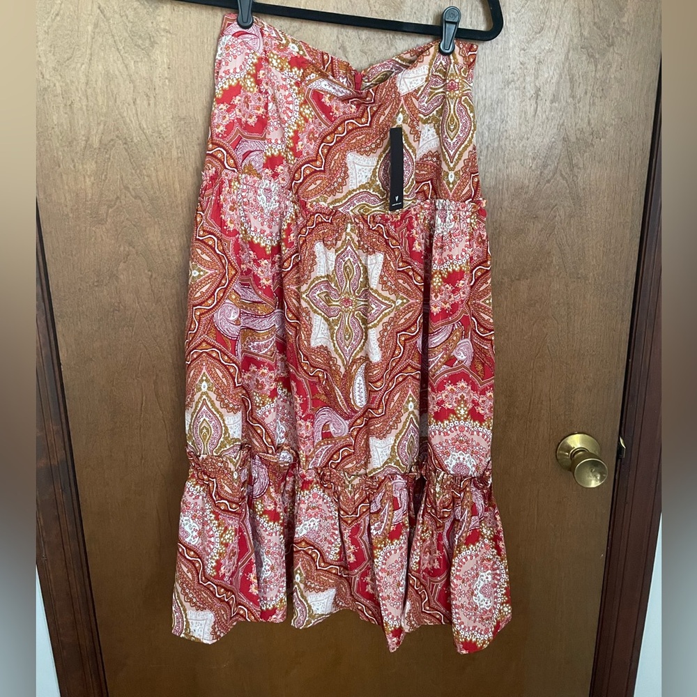 Paisley Print Women's Skirt